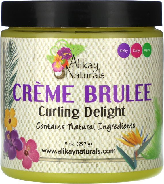 Alikay Naturals Crème Brûlée Locken-Vergnügen, 227 g, Aloe Vera - Bild 1
