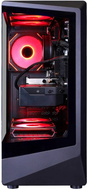 Gamemax Vista COC AB 7569 Gaming PC in Schwarz mit 32 GB RAM, 1000 GB SSD, nVidia GeForce RTX 5060 Ti (16 GB) und Windows 11 - Bild 1