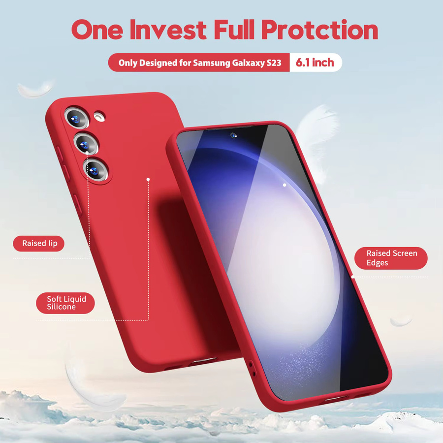 Stoßfeste Silikon-Handyhülle für Samsung Galaxy A-Serie in Grün oder Rot - Bild 1