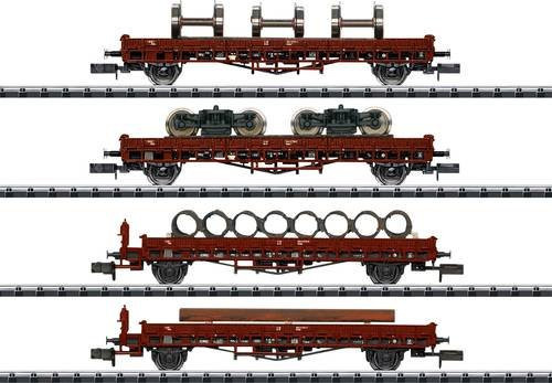 MiniTrix T18707 Niederbordwagen der DB, MHI 3er-Set - Bild 1