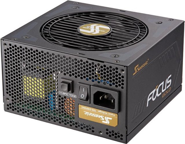 Seasonic FOCUS Gold SSR-750FM Netzteil in Schwarz mit 750 Watt und 80 PLUS Gold Zertifizierung - Bild 1