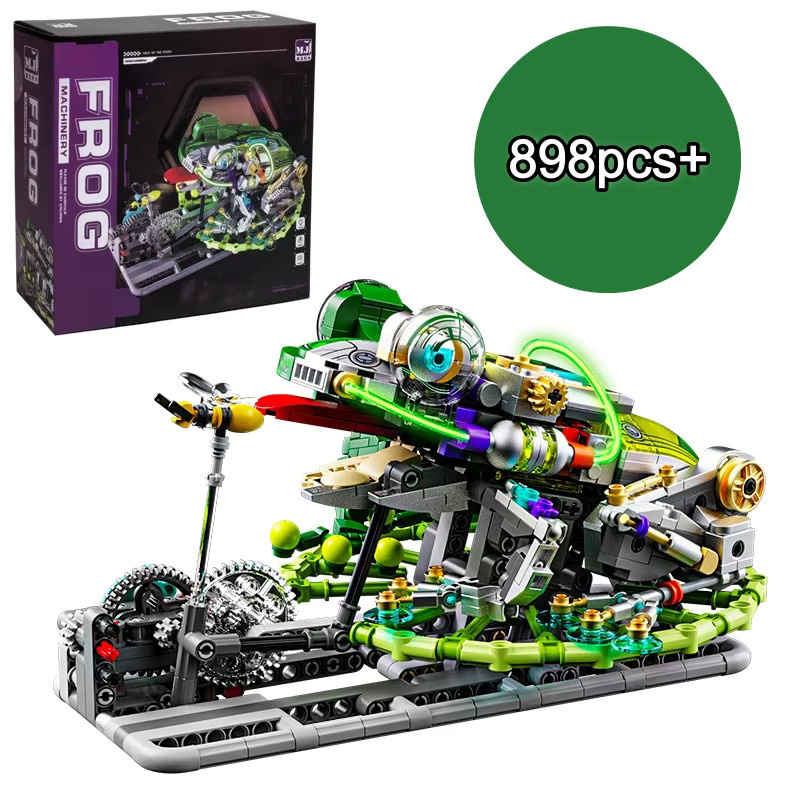 FUNXINEE Frosch-Bausteine Mechanisches Modell, 898 Teile - Bild 2