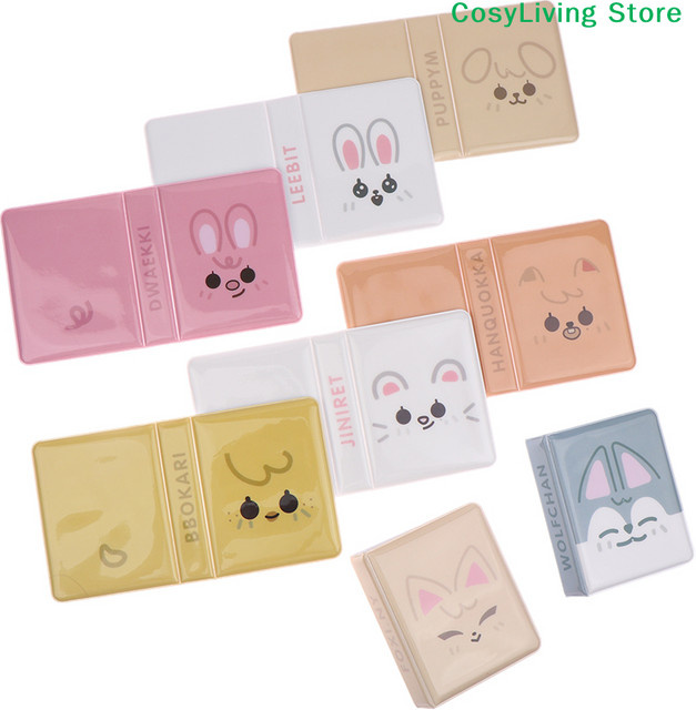 Kpop Kartenbinder mit Cartoon-Tier-Design als Foto-Postkarten-Aufbewahrungsalbum in Multicolour, Größe A6, Breite: 7,6 cm - Bild 1