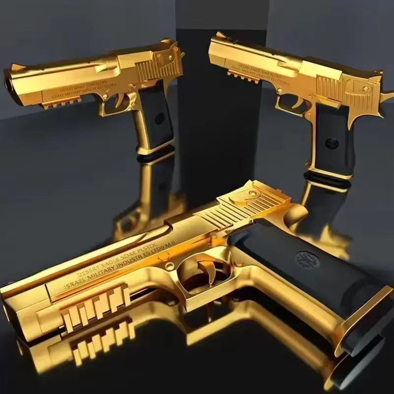 NOCCLILI Desert Eagle Airsoft Spielzeugpistole, Gold-A, Kunststoff - Bild 2