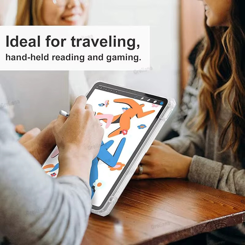Samsung Schutzhülle mit Stifthalter für Galaxy Tab S10, S9, S8, S7, S6 Lite, S9 FE und A9 Plus in Schwarz und Transparent - Bild 3