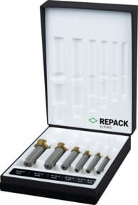 Ruko 6-teiliger Kegel- und Entgratsenker-Satz DIN 335 Form C 90 Grad in Silber Ø 6,3 - 8,3 - 10,4 - 12,4 - 16,5 - 20,5 mm - Bild 1