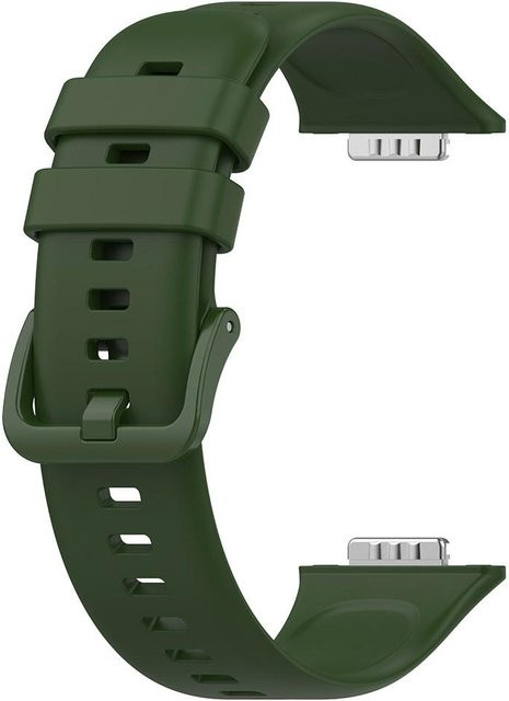 Uhrenarmband Silikon, Huawei Watch Fit 2, Armee Grün, Unisex - Bild 1