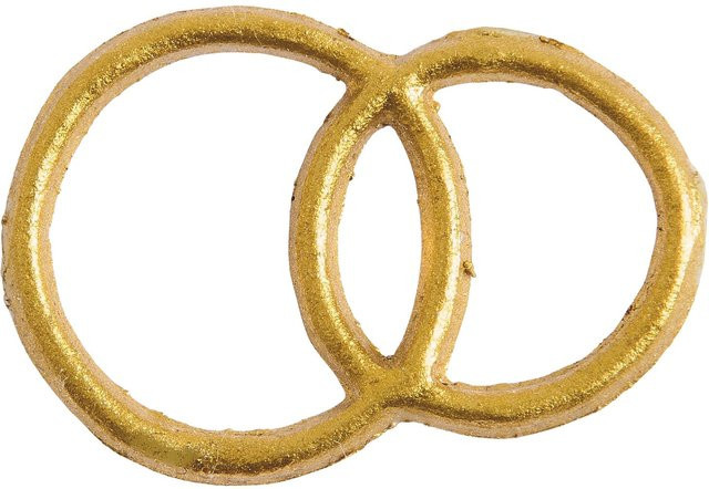 Rico Design Wachsdekor Ringe in Gold - Bild 1