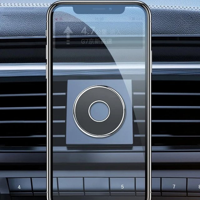 VIKEFON Magnetische Auto-Handyhalterung in Schwarz für iPhone, Xiaomi und Samsung - Bild 1