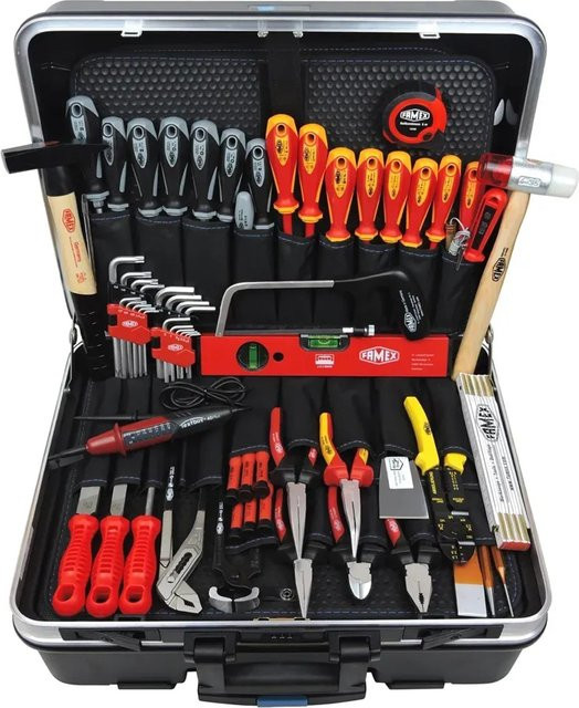 Famex Werkzeugtroller Professional 604-88 mit gefülltem Werkzeugset in Multicolour - Bild 1