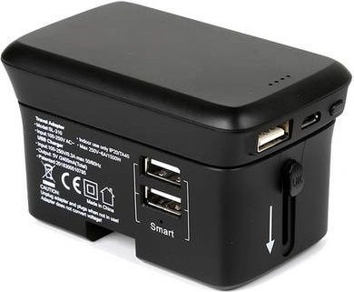 RealPower TravelCharge 4k Mobiles Lade- und Managementsystem mit USB-C in Schwarz - Bild 1