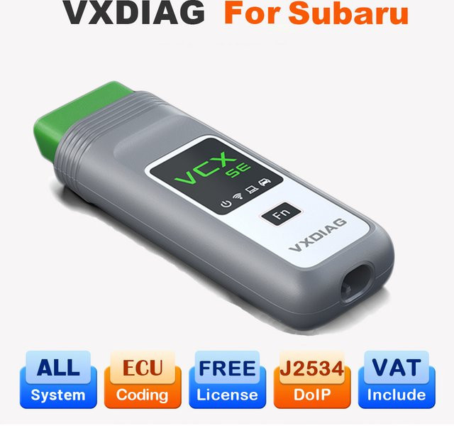 VXDIAG VCX SE PRO Subaru SSM3 OBD2 Diagnosegerät und SAE J2534 ECU-Programmierer in Grau - Bild 1