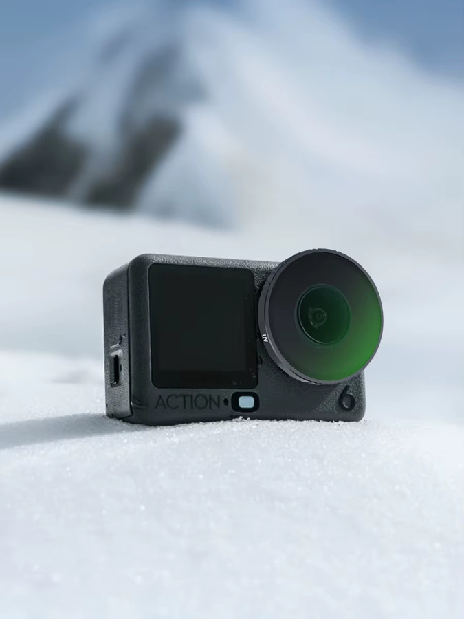 Mecoright Filterset für DJI Action 6 mit UV, CPL und ND8/16/32/64 Filtern für Kamera und Drohnen - Bild 4