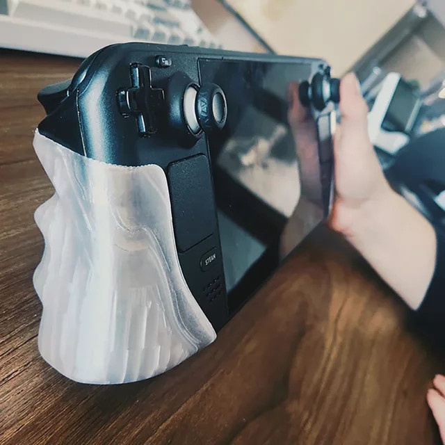 LS Gaming-Komfort-Upgrade-Kit für Steam Deck mit Griffzubehör und Ständer in Lila - Bild 1