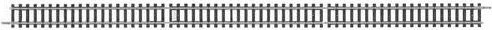 MiniTrix T14902 N Gleis Gerades Gleis 312,6 mm 10er Pack - Bild 1