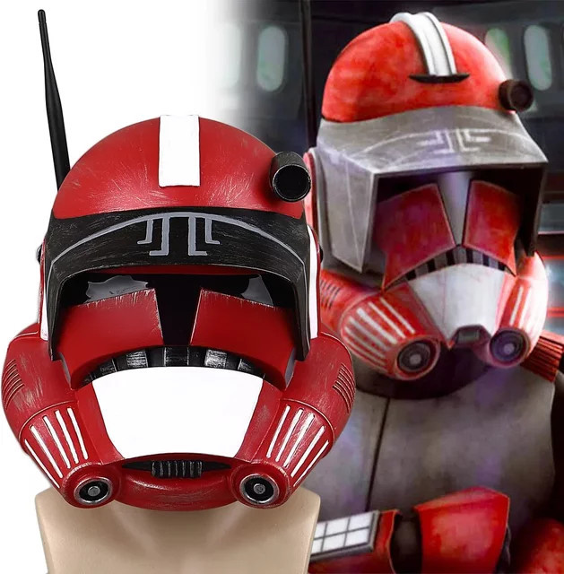 Beast Kingdom Cosplay Helm Klon-Trooper Offizier Fox CC-1010, Maske, Kunststoff - Bild 1