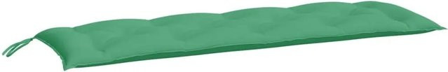 vidaXL Gartenbank-Auflagen 2er-Set Grün aus wasserabweisendem Oxford-Gewebe B/T/H: 150 x 50 x 7 cm - Bild 1
