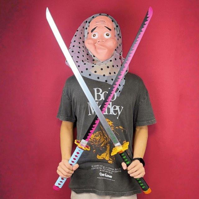 MINISO Kimetsu No Yaiba Muichiro Katana, Samurai Säbel, Cosplay Prop - Bild 1