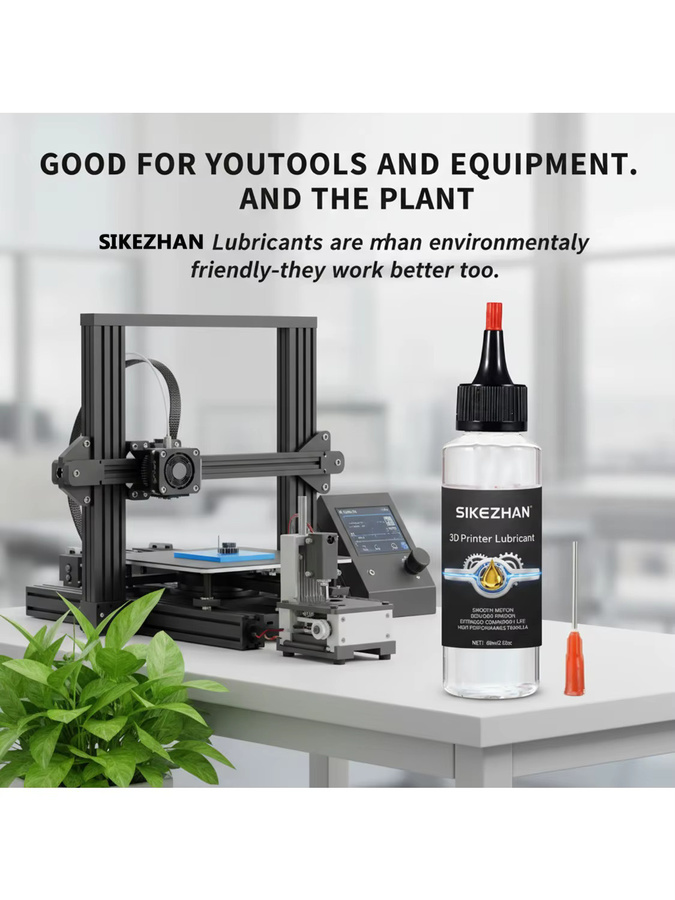 Universelles Schmieröl für 3D-Drucker-Bewegungssysteme zur Geräuschreduzierung und Vibrationsdämpfung, transparent - Bild 7