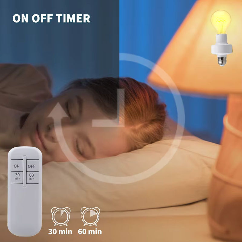 Ammtoo Smart Timer Schalter mit drahtloser Fernbedienung für E27 Lampenfassungen, 15m Reichweite - Bild 4