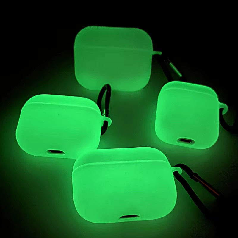 Stoßfeste Silikon-Ohrhörerhülle für Apple AirPods Pro 3/Pro 2/Pro und AirPods 1/2/3/4 in Grün - Bild 3