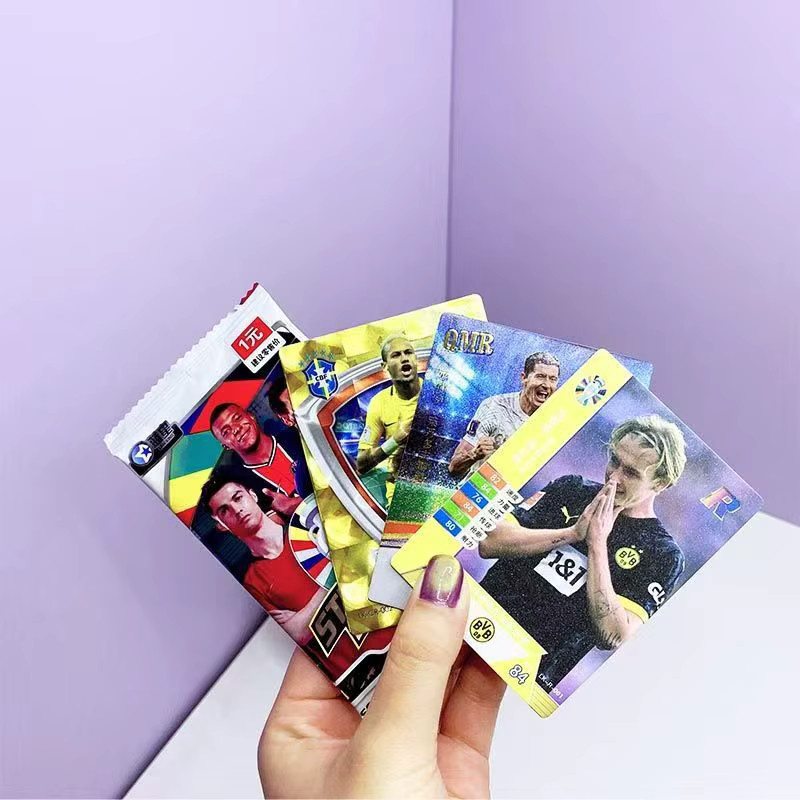 Panini Fußball-Superstar Laser-Dynamik Goldfolie Karten, 30er Set - Bild 4
