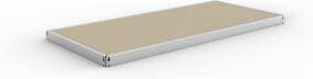 Meta Zusatzfachebene Speed Rack verzinkt mit Spanplatte, Farbe: Silber, B/T: 1700 x 800 mm - Bild 1
