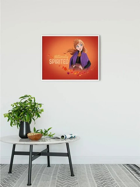 Komar Wandbild Frozen Anna Spirit Paper Poster Multicolor B: 50 cm, H: 40 cm - Bild 1