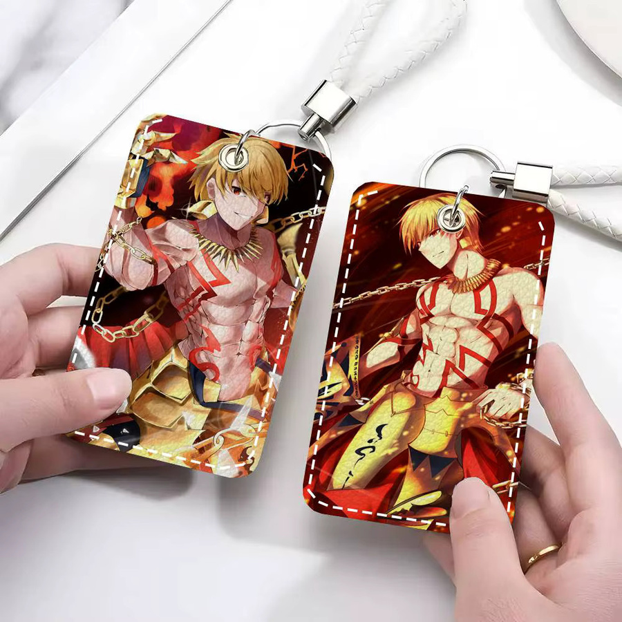 Schlüsselanhänger Leder, Kartenetui, Fate Gilgamesh - Bild 3