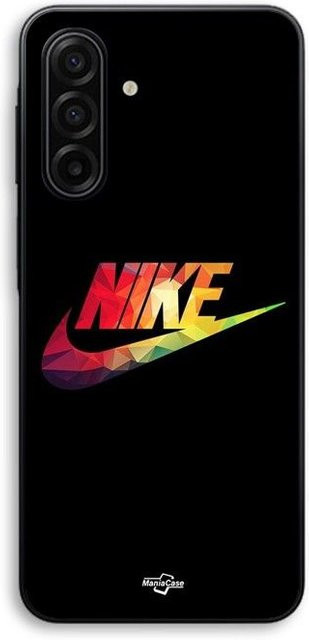 Maniacase Handyhülle für Samsung Galaxy A56 mit Nike Logo in Schwarz und Mehrfarbig - Bild 1