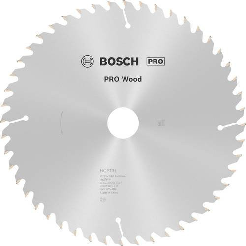 Bosch Optiline Wood Hartmetall Kreissägeblatt für Handkreissägen, Durchmesser: 235 mm, Bohrung: 30/25 mm, Breite: 2,8 mm, 48 Zähne - Bild 1