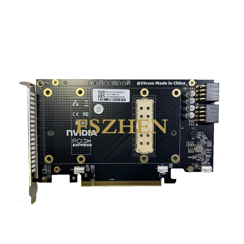 Nvidia SXM2 auf PCIe-Adapter 2U mit 6-lagiger goldener Leiterplatte passend für Tesla P100 und V100 in Schwarz - Bild 4