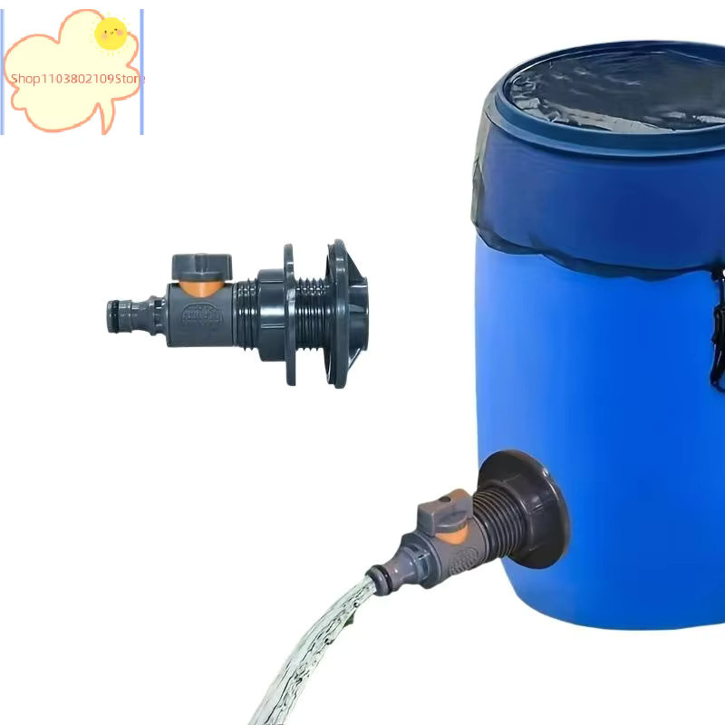 HT PVC-Absperrventil 1/2 Zoll Set für Regentonnen und Wassertanks aus Kunststoff - Bild 5