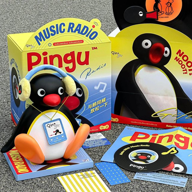 Martube Pingu Pinguin, Bluetooth-Lautsprecher, Desktop-Figuren - Bild 1