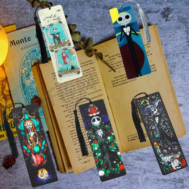 Horrorfilm Anime Lesezeichen Jack Fright Night für Buchliebhaber in Multicolor - Bild 1
