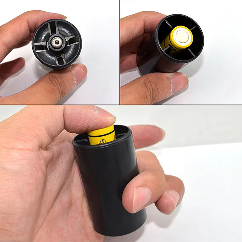 JETTING Batterieadapter Gehäuse AA auf D Größe in Schwarz - Bild 2