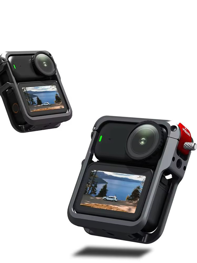Metallkäfig für DJI OSMO Nano Kamera mit Cold Shoe aus Aluminiumlegierung als Schutzhülle und Zubehörrahmen - Bild 6