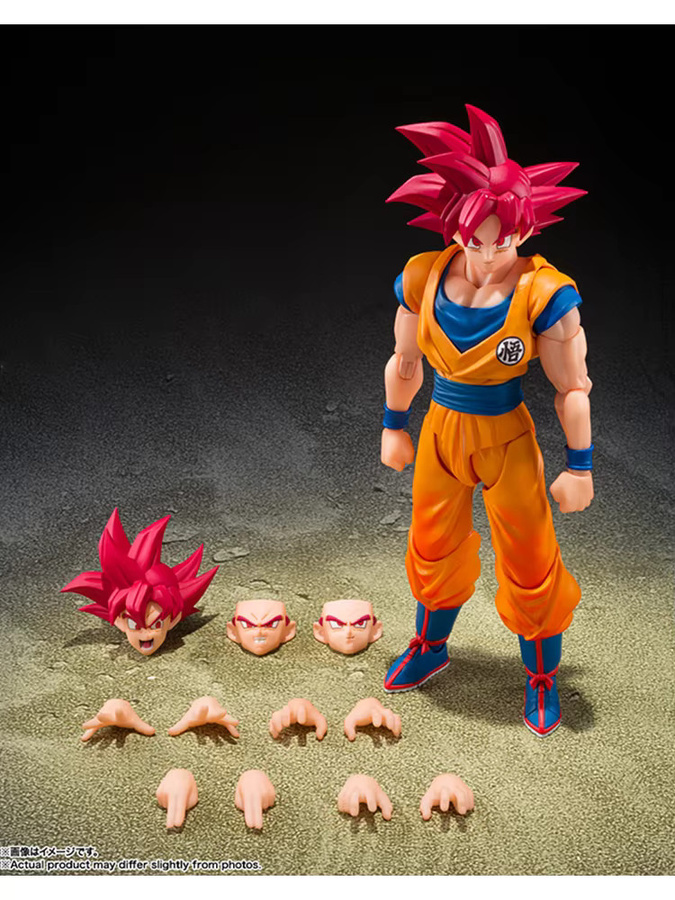 Bandai Dragon Ball Super Saiyan God Son Goku God Aura Figur, Actionmodellfiguren, Einzelfigur - Bild 4