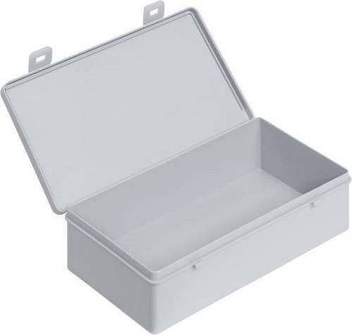 Alutec 66020 Scharnierdose aus Kunststoff in Grau, B/T/H: 12,5 x 22,5 x 6,0 cm - Bild 1