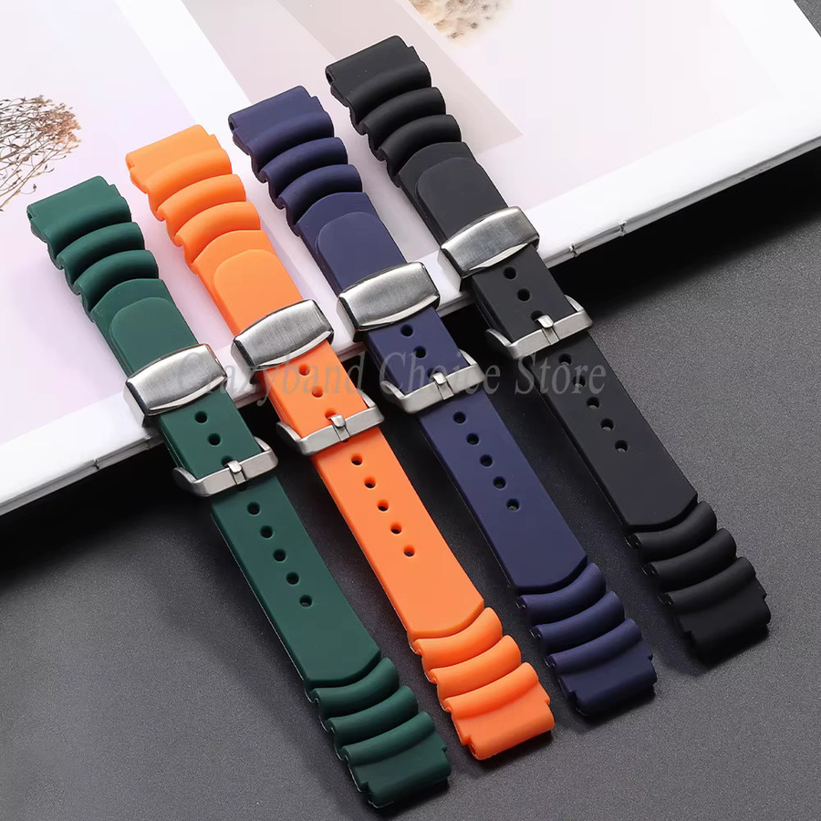 crazyband Uhrenarmband Silikon, Schwarz, Herren - Bild 3
