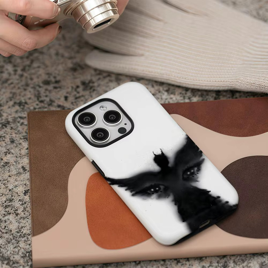 R-Rich Amiri Grit & Grace Handyhülle für iPhone 17 16 15 14 13 12 Pro Max Plus mit glänzender HD-Doppelschicht-Flüssigkeitshartschale - Bild 6