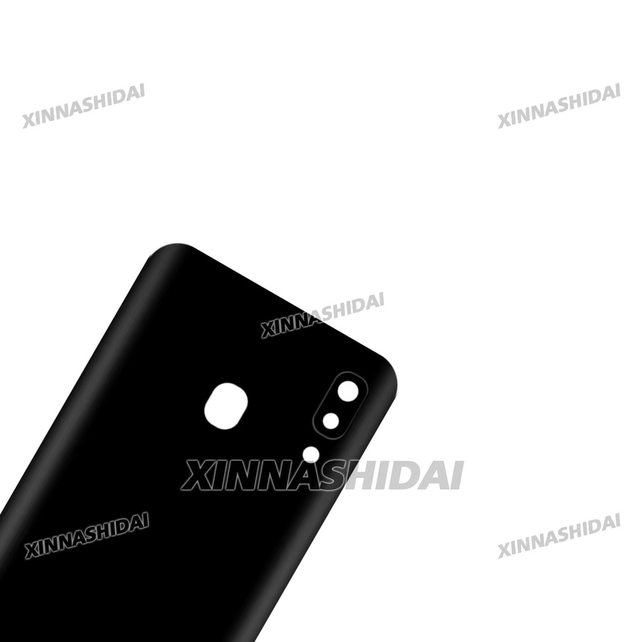 Samsung Galaxy A30 Ersatzgehäuse Mittelrahmen mit Akku-Rückabdeckung und Kamera Glas in Blau - Bild 3