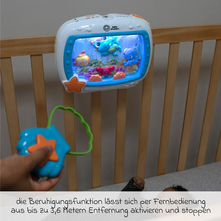 Baby Einstein Nacht- und Schlummerlicht Sea Dreams mit Lichtern und Melodien inklusive Fernbedienung in Blau - Bild 5