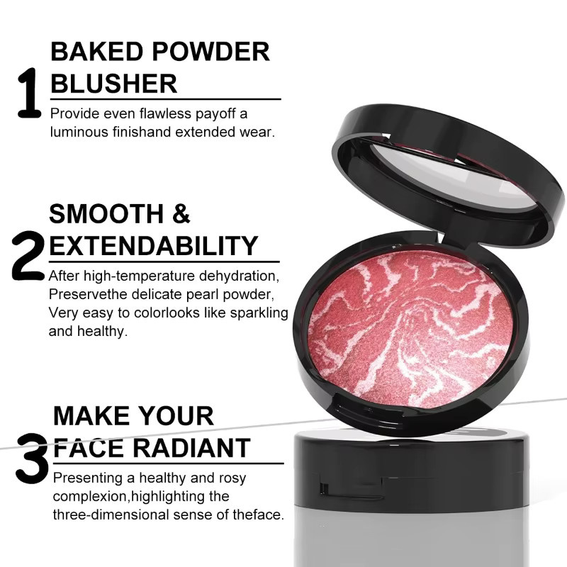Handaiyan Rouge-Palette, Puder, schimmernd, Unisex - Bild 1