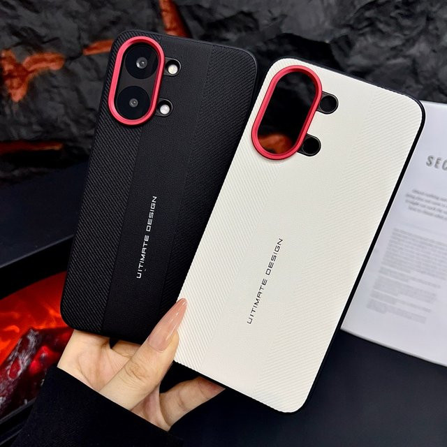 Luxuriöse Schutzhülle aus hartem PU für Xiaomi Poco X8 Pro Max und Poco X8 in Schwarz - Bild 1