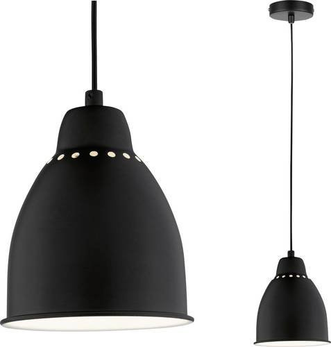 Paulmann Pendelleuchte 79763 in Schwarz mit E27 Fassung und modernem Metalldesign - Bild 1