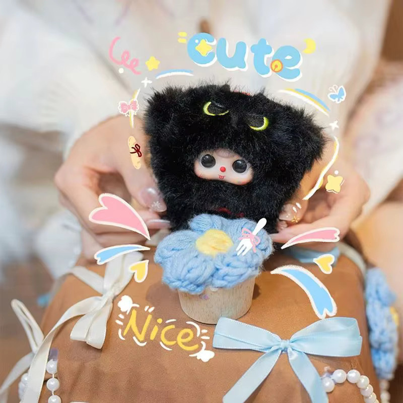 52TOYS Baby Three Mini Tierwelt-Serie Blindbox-Spielzeug, Rucksackanhänger, Plüsch / Textil - Bild 4