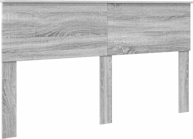 vidaXL Kopfteil aus Holzwerkstoff in Grau Sonoma, Breite: 160 cm - Bild 1