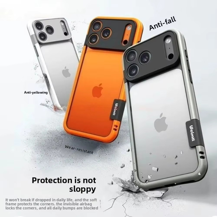 Bunte Silikon-Schutzhülle für Apple iPhone 12 13 14 15 16 17 Pro Max Air Plus mit Linsenschutz und Anti-Drop-Funktion in Multicolor - Bild 3