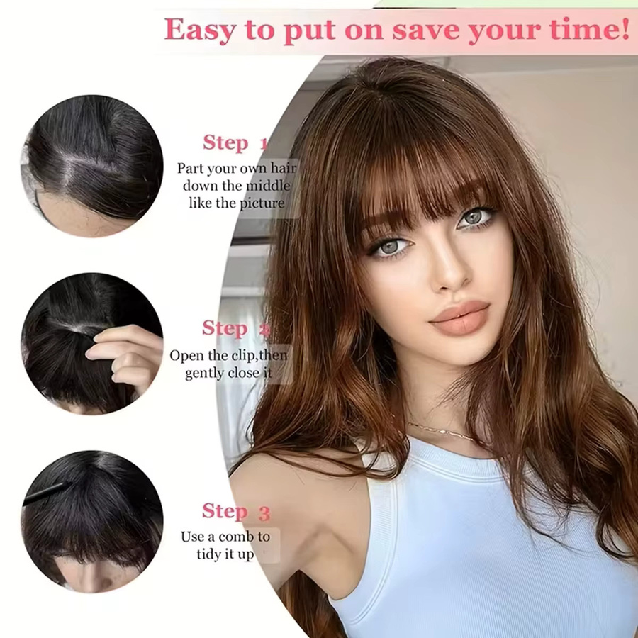 CC YOUNG Wispy French Echthaar-Pony zum Anklipsen, Damen - Bild 5